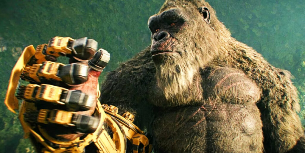 Kong avec un bras robotisé