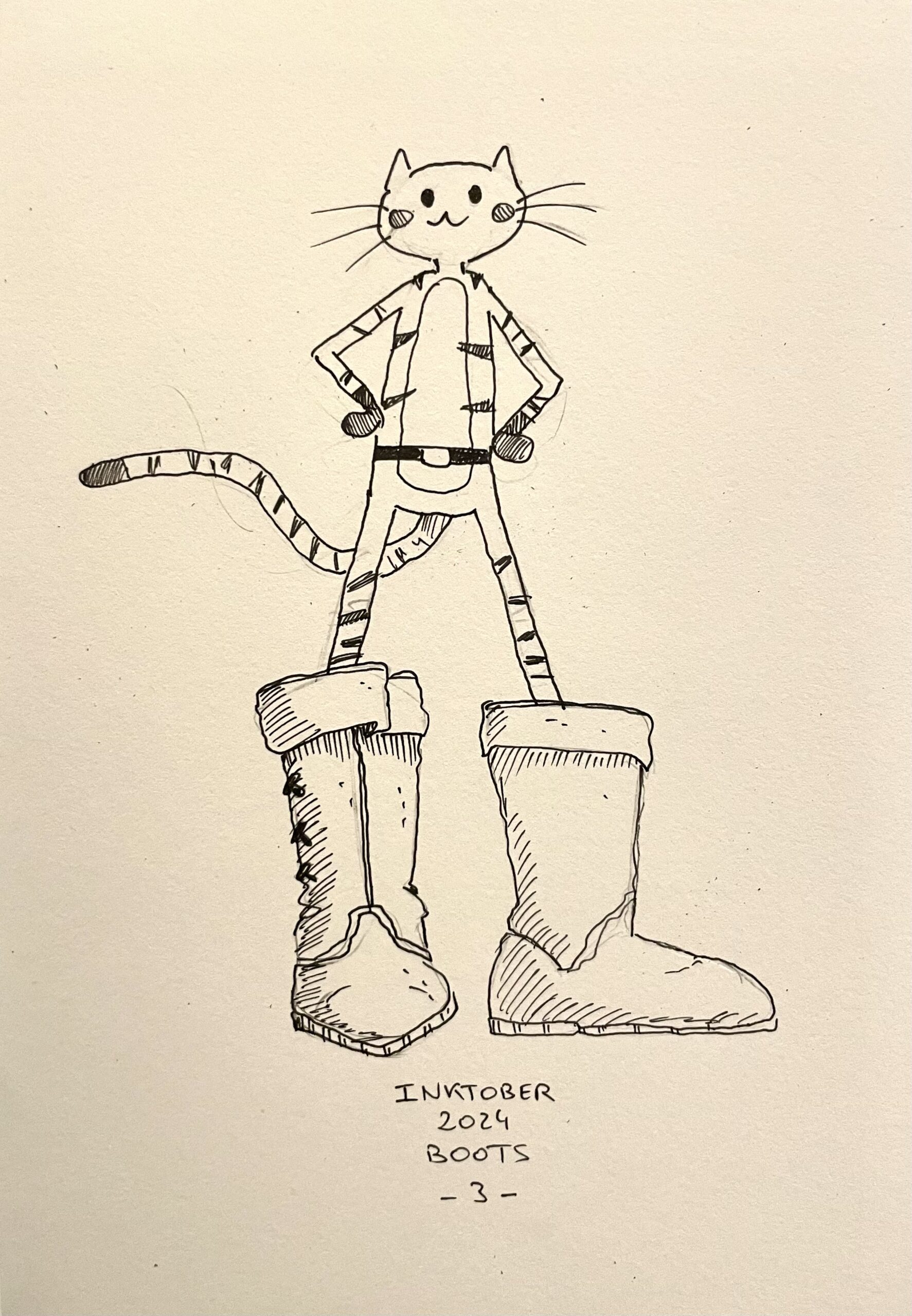 Un chat botté 
Prompt : boots