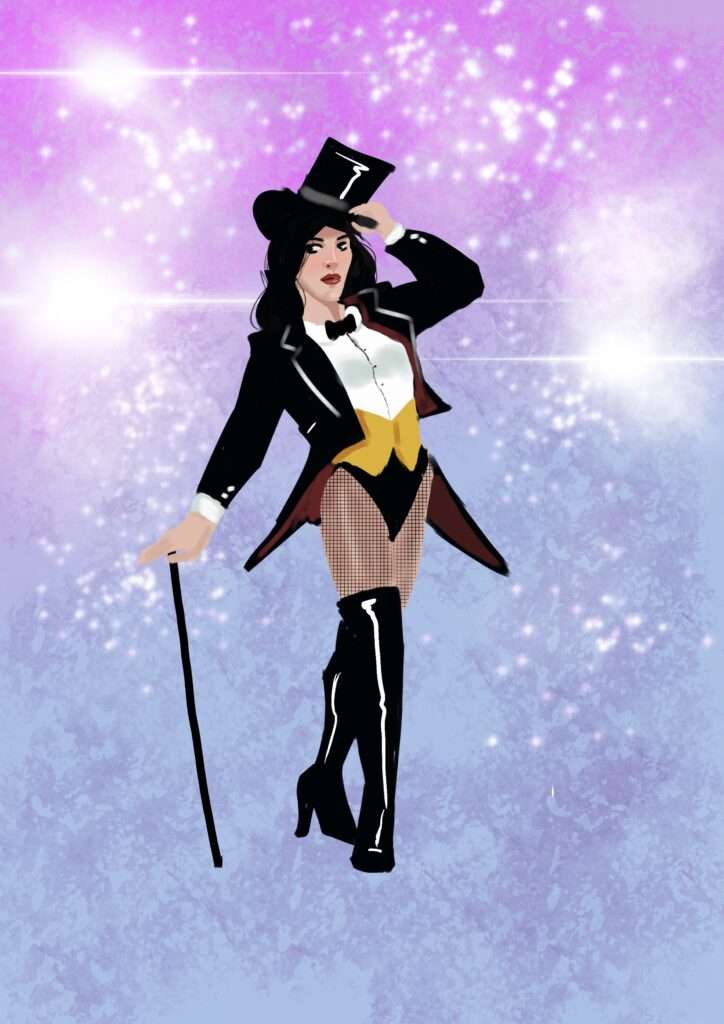 Dessin de zatanna